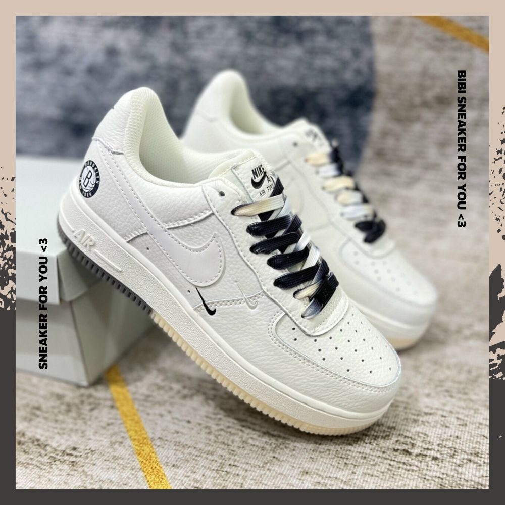 Giày_Nike AF1 Nam Nữ, Giày Air Force 1 Dây Thừng + Âm Dương Hàng Đẹp Full Box Bill - BIBI