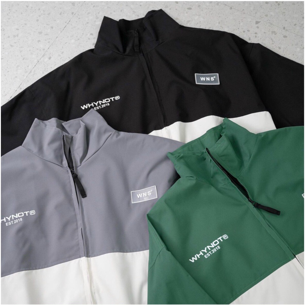 Áo khoác dù bomber  Symbolic có 3 màu đen, xanh lá, xanh dương phong cách cá tính dễ mix đồ