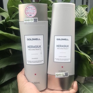 Dầu gội xả siêu phục hồi Goldwell Kerasilk Reconstruct 250ml/200ml (2026)