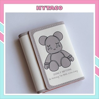 Ví nữ mini cute giá rẻ nhiều ngăn gấp gọn bỏ túi đựng tiền thời trang Hàn Quốc cao cấp HYTACO VN62