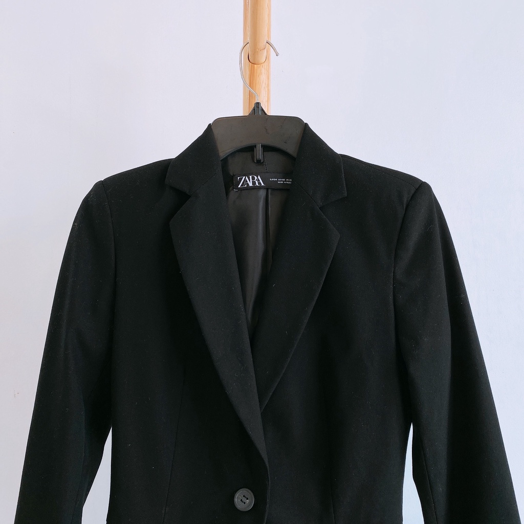 Áo khoác Blazer Zara authentic kiểu cơ bản - Đã Qua Sử Dụng