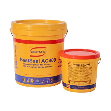 BestSeal AC400 - Thùng 5kg - Màng chống thấm đàn hồi cao, gốc Co-polymer biến tính, 1 thành phần