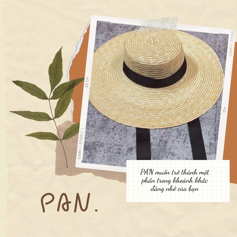 Mũ cói nón coi mu vanh  Cói trai vành rộng trơn dây buộc nơ freesize,tiểu thư,sang chảnh,thời trang