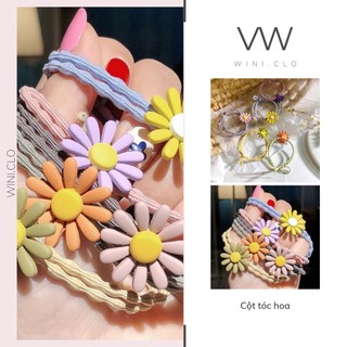 Quà tặng của Wini cột tóc màu sắc hoa cute