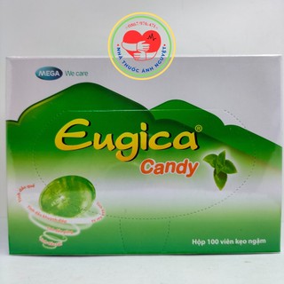 Kẹo ngậm ho Eugica Candy hộp 100 viên