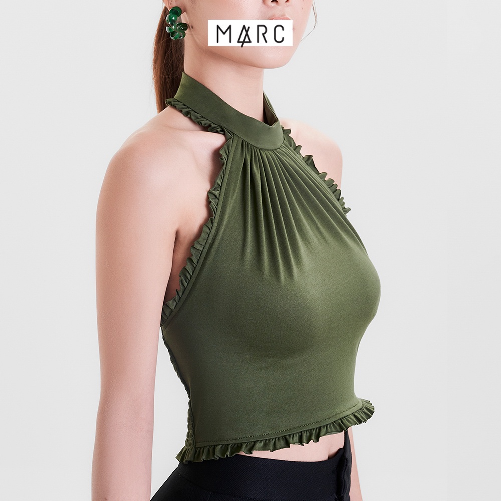 Áo thun nữ MARC FASHION cổ yếm smocking lưng FAHH021022