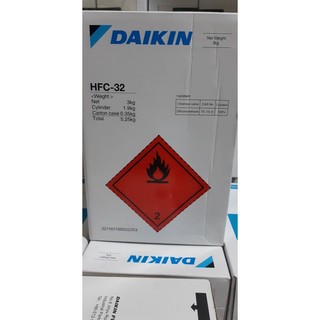 Môi chất Gas lạnh HFC- R32 DAIKIN (bình nhỏ chứa 3kg Gas)