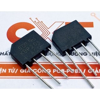 KBP206 Diode cầu 2A 600V DIP-4