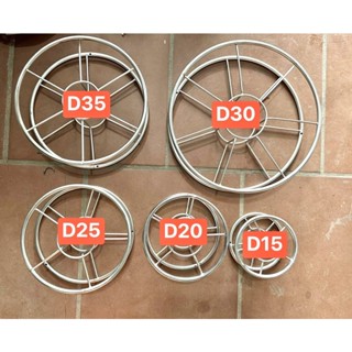 guồng tay inox 304 : D15-D20 - D25 - D30-D35 quấn dây diều