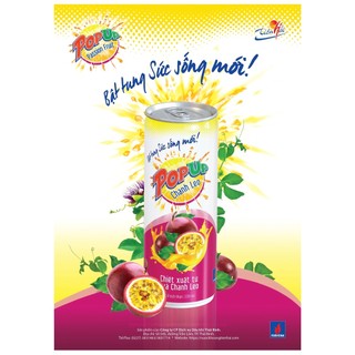Nước chanh leo PopUp Tiền Hải 330ml