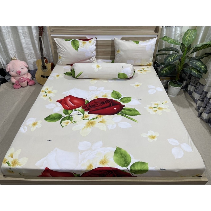 Vải thun in 3D khổ 1m6 may ga gối