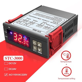Bộ điều khiển độ ẩm nhiệt độ kỹ thuật số stc-3000 ac110-220v 10a