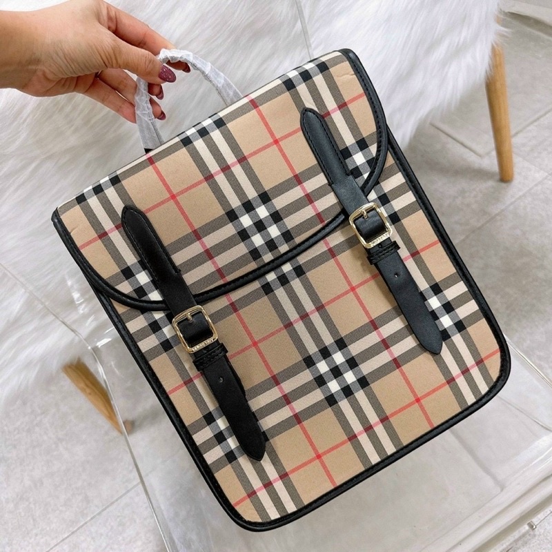 Balo BBR sọc caro chính hãng