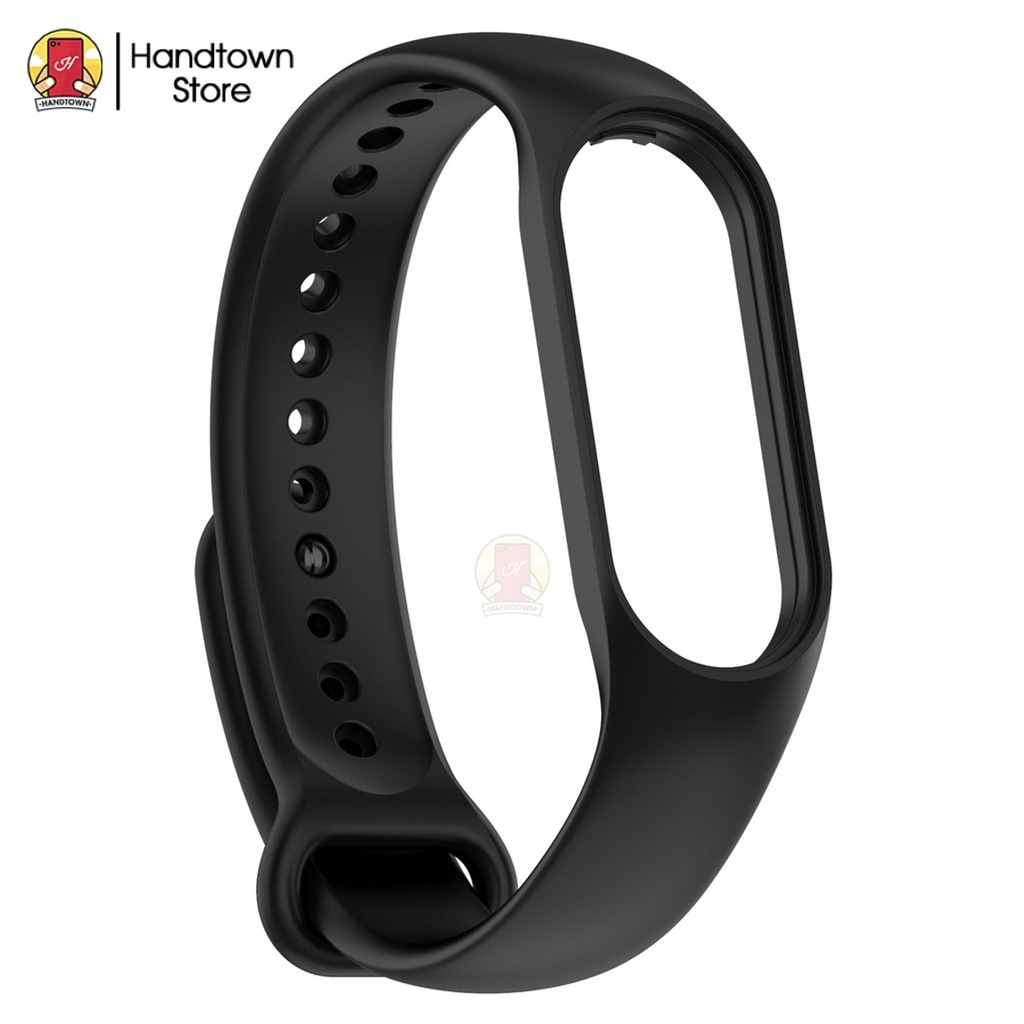 Dây Đeo Silicon Thay Thế Cho Đồng Hồ Thông Minh Xiaomi Mi Band 5 6 7 Miband 5 6 7 Silicon Dẻo Handtonw
