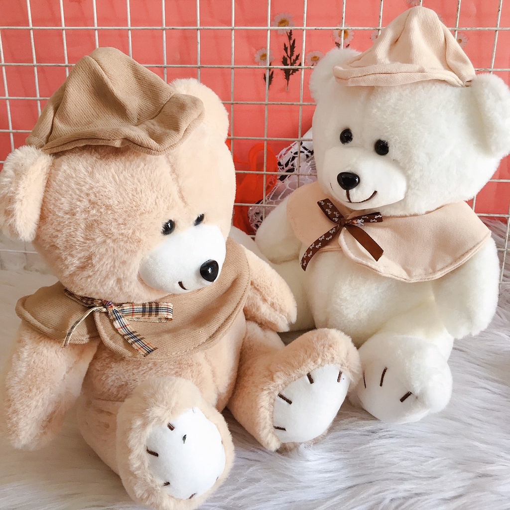 Gấu Bông Mặc Đồ Thám Tử Siu Đáng iu Size 40cm Cực Xịn - Ảnh Thật Shop Chụp