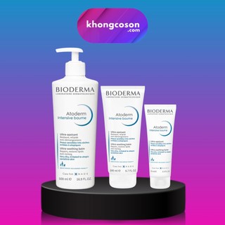 Kem Dưỡng Ẩm Chuyên Sâu Cho Da Rất Khô Cơ Địa Bioderma Atoderm Intensive Baume 75ml 200ml 500ml - Khongcoson