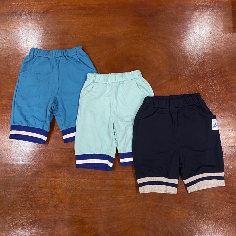 Quần short cotton da cá xuất Hàn cho bé trai 100-140cm