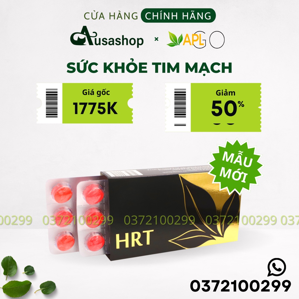 HRT – Viên Ngậm Hỗ Trợ Tim Mạch APLGO - Sỉ Lẻ Giá Tốt