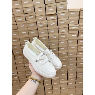 Slip on Tim Giày lười buộc dây đế bằng êm chân