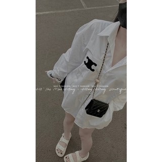 [NEW] SƠ MI CE.LI.NE THÊU SIZE S M [ SẴN HÀNG ]