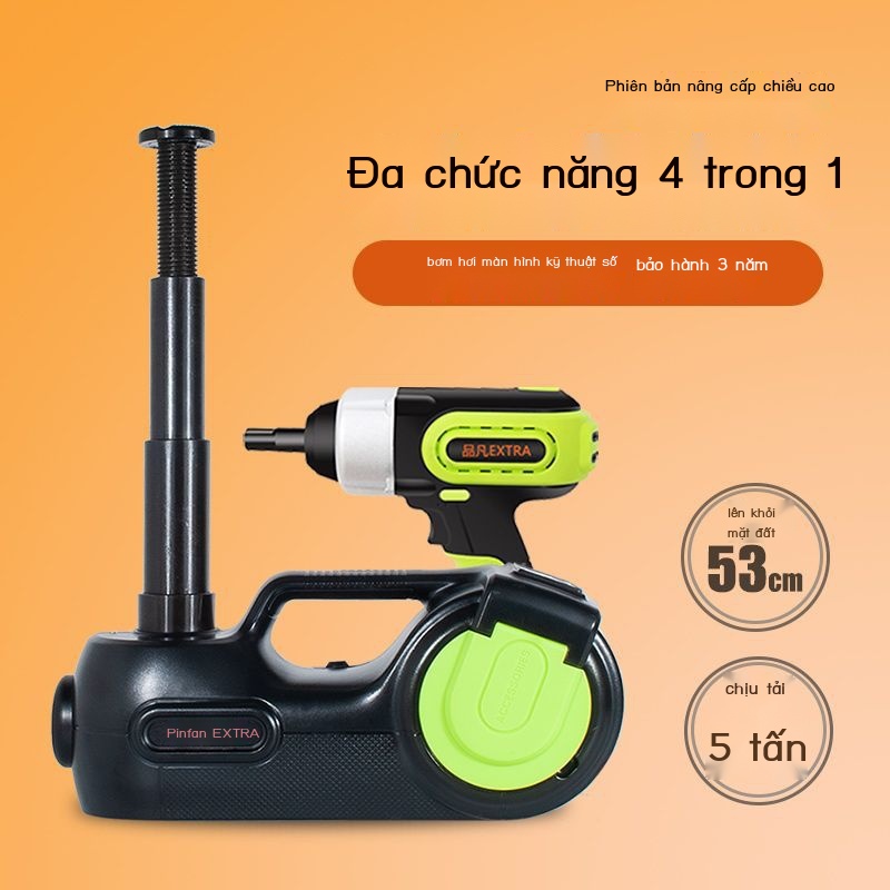 Kích điện ô tô đa năng 5 tấn xe thủy lực 12 v địa hình suv có bơm hơi