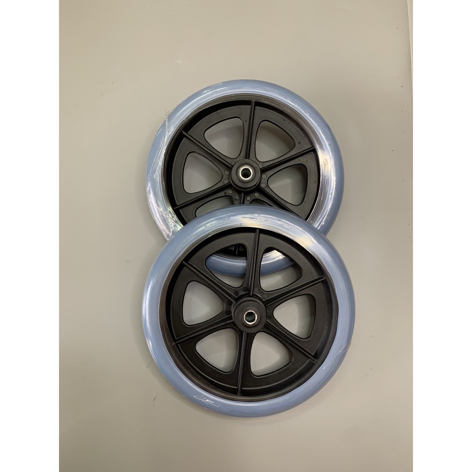Bánh xe lăn trước màu xám 8 inch