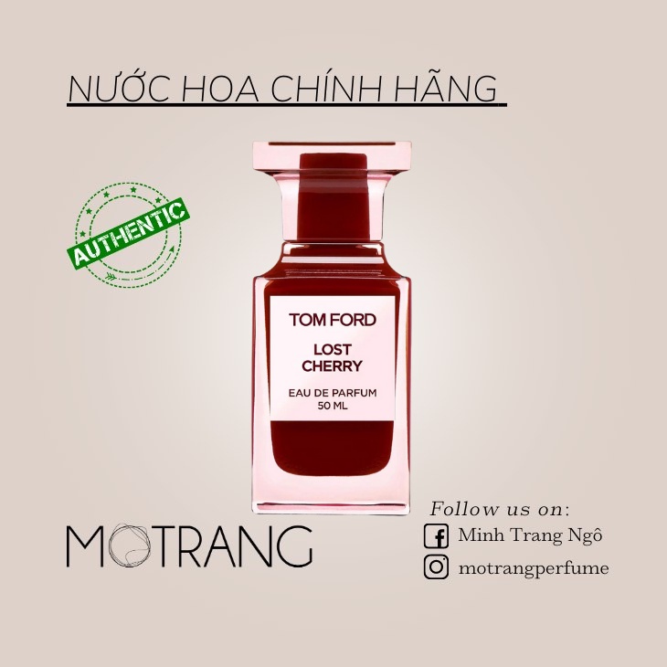 Nước Hoa Unisex Tom Ford Lost Cherry EDP Sang Trọng, Quý Phái 5ml - 10ml - 20ml