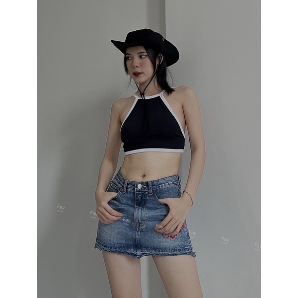 Áo Kiểu Tanktop Phối Màu Cực Cá Tính 😊