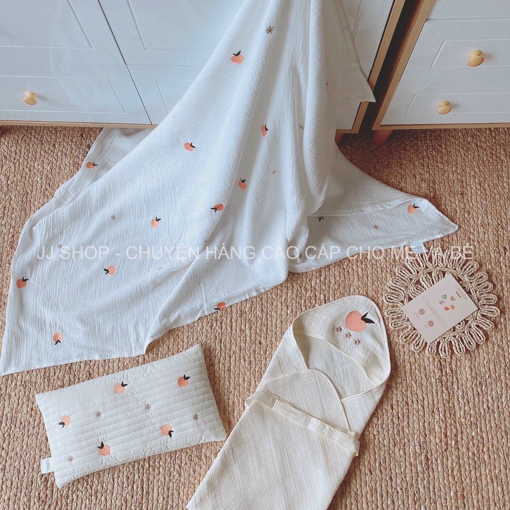 Chăn Gạc Organic MONONA Dùng Cho 4 Mùa Cho Bé