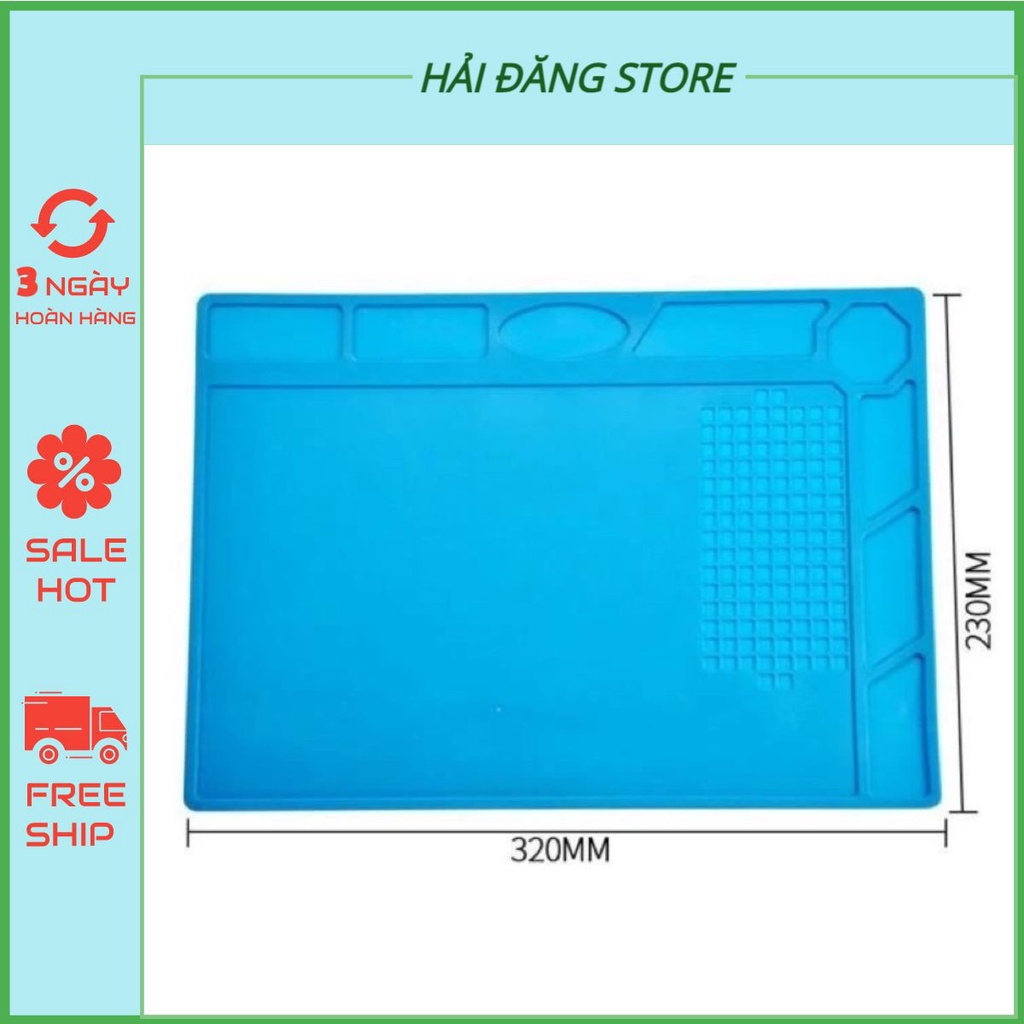 Tấm Lót Sửa Chữa Thiết Bị Điện Tử Chịu Nhiệt Cao - Thảm Tablet Silicone Chịu Nhiệt Đa Năng Sửa Chữa Điện Thoại, Máy Tính