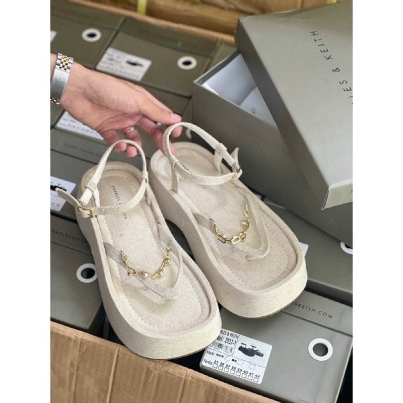 Dép Cnk Đế Bánh Mì Fullbox+Fullbox Kèm Ảnh Thật