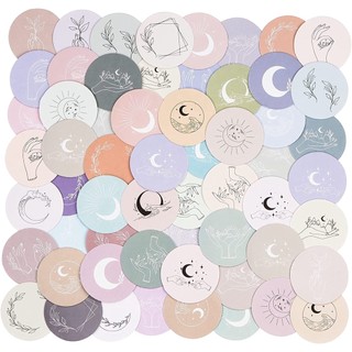 48 sticker tròn dán trang trí album