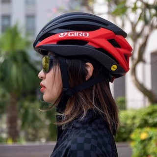 Nón Bảo Hiểm Xe Đạp Giro Syntax MIPS – Black / Red