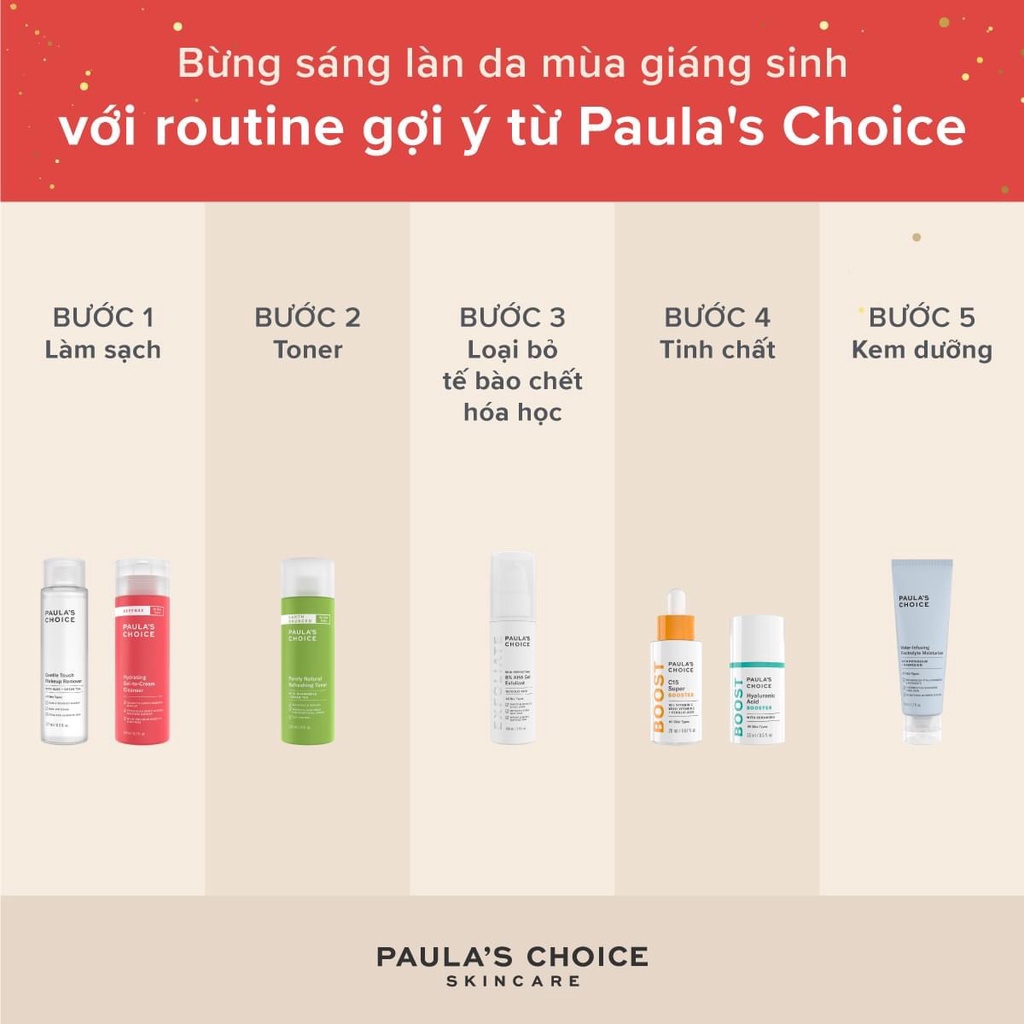 [PAULA'S CHOICE] Nước Tẩy Trang Dịu Nhẹ Gentle Touch Makeup Remover 127ml (Mã 3100)
