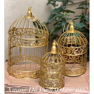 🕊 lồng chim gold/trắng đủ size sml 🕊