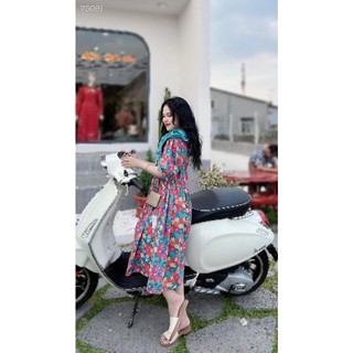 ĐẦM BABYDOLL HOA CỔ NHỌN