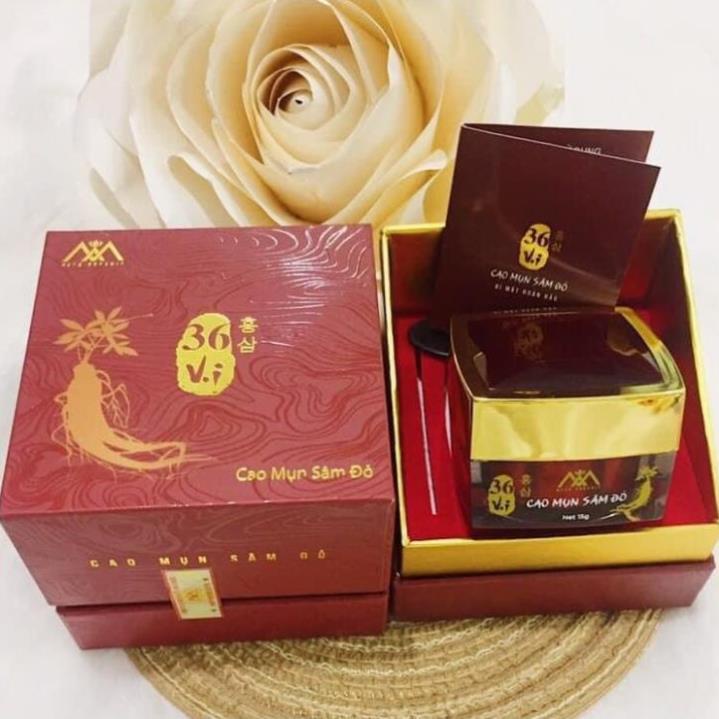 Cao mụn sâm đỏ 36 vị Meea Oranic 15g