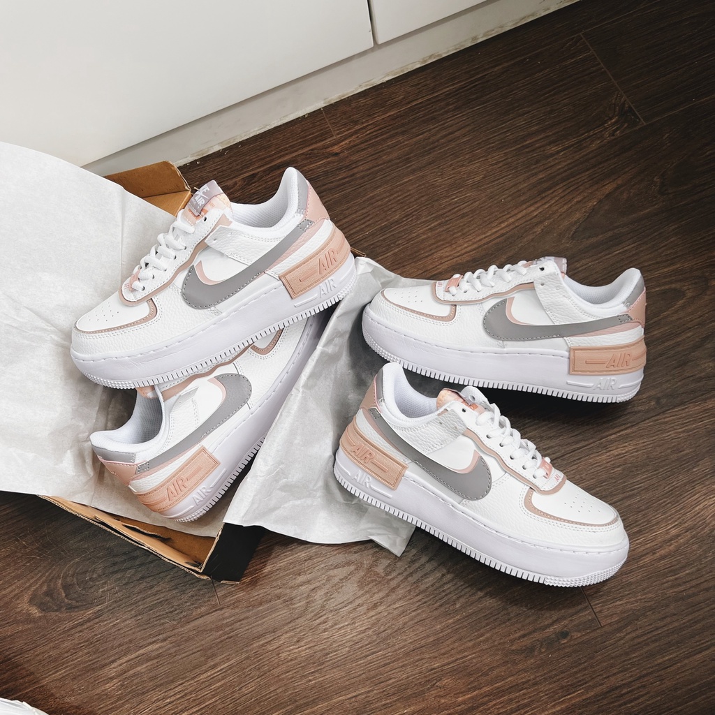 Giày Thể Thao/Giày Sneaker Shadow "Amenthys Ash". Giày sneaker AF1 Shadow Nữ Tính Mẫu Mới Nhất