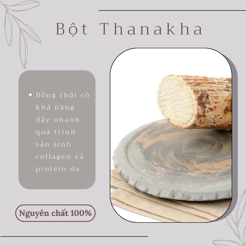 Bột Gỗ Thanakha Nguyên Chất