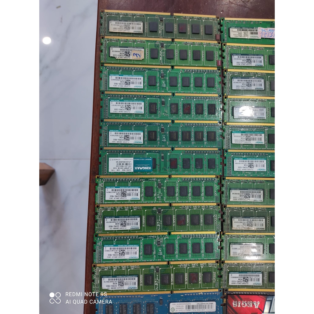 Ram dd3 4gb bus 1333 1600,  hàng tháo máy văn phòng, còn đẹp