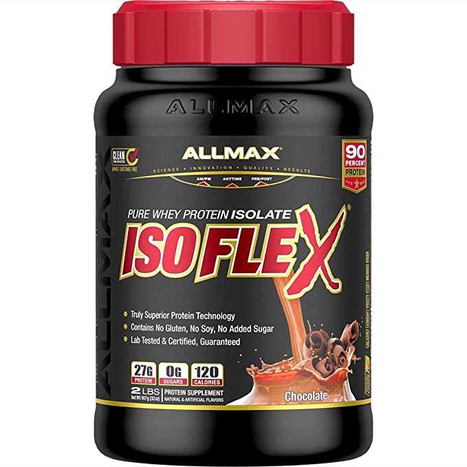 Sữa Tăng Cơ Dinh Dưỡng Thể Thao ALLMAX ISOFLEX CHOCOLATE 2 Lbs  Whey Protein