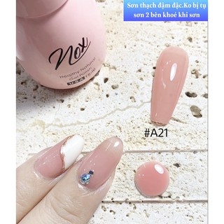 Sơn gel nox thạch a21 hồng nude đậm đặc