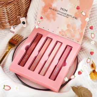 Set 4 Son Kem Bóng Mịn Lì SMOOTH MOISTURE