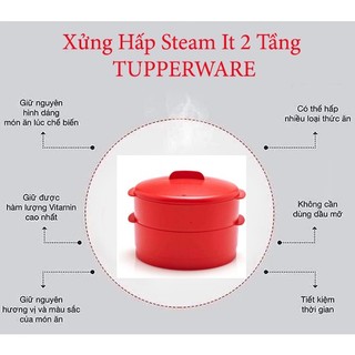 Xửng hấp Tupperware 2 Tầng Steam It