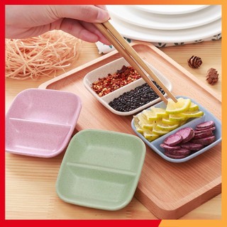 Đĩa để gia vị 2 ngăn tiện dụng [ Mới 2023 ]