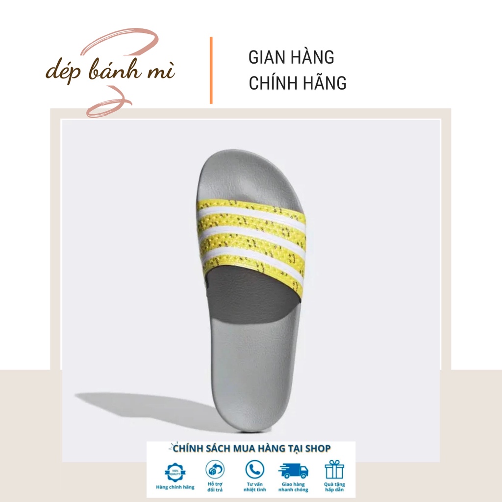 Dép bánh mì NAM NỮ adidas vàng -GY1336