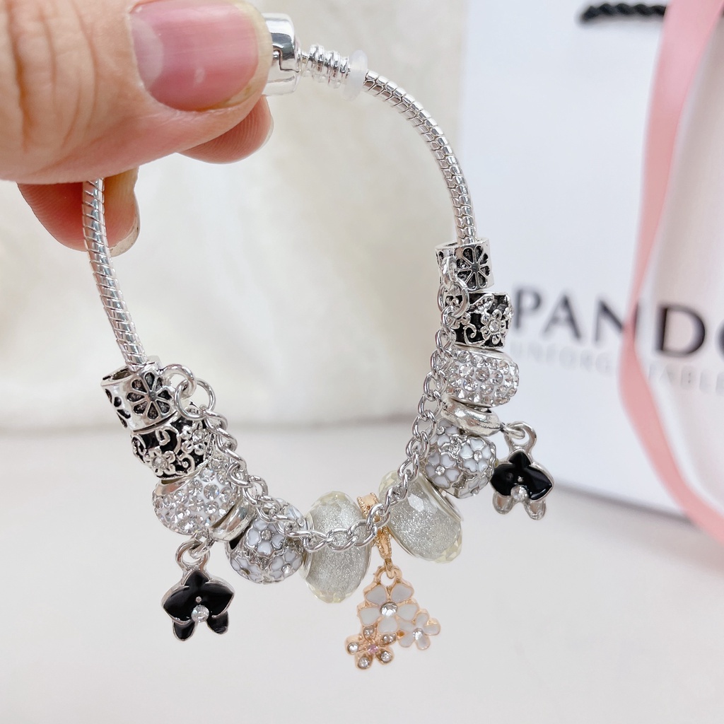 Vòng charm Pandora Hoa Anh Đào Đính Hạt