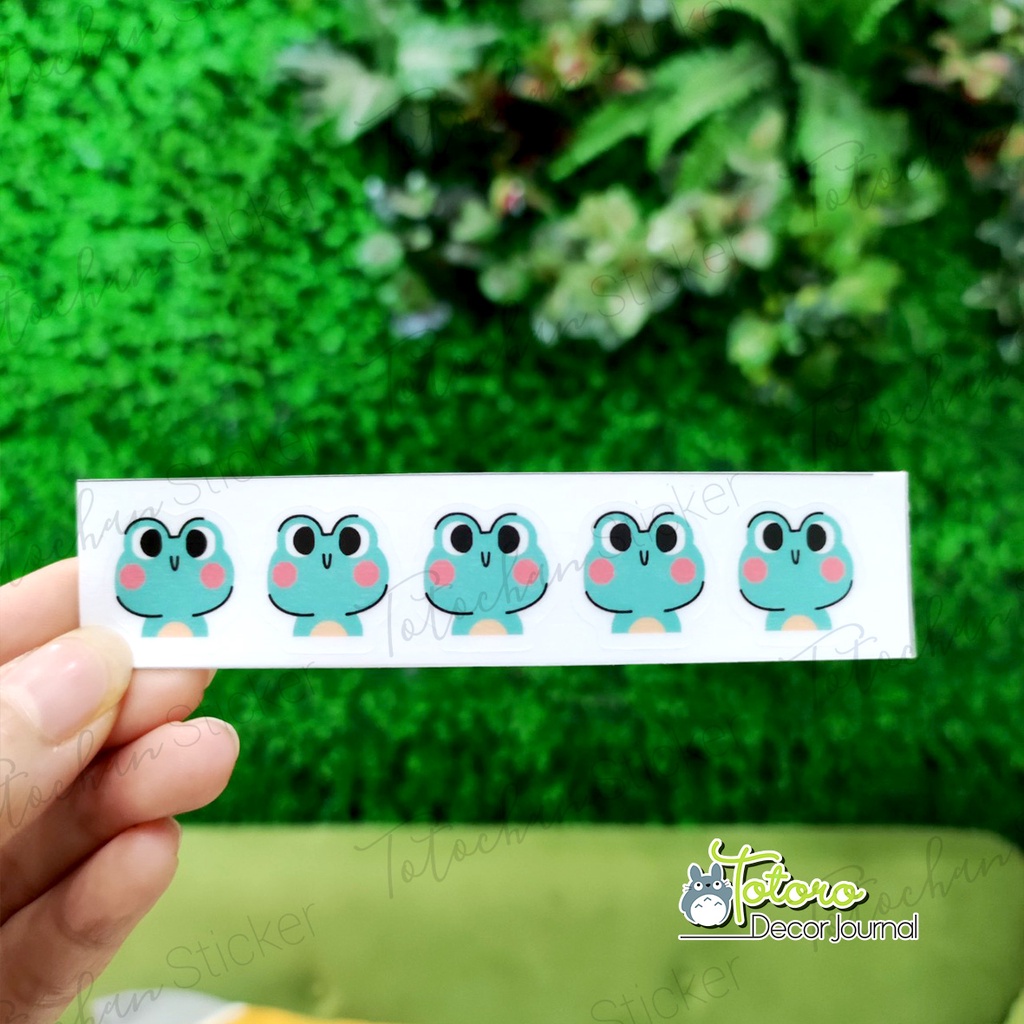 Sticker trong suốt dán bình sữa, bình nước cute