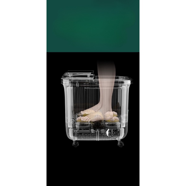 Máy massage ngâm chân hoàn toàn tự động Juti Home 12 chức năng kèm điều khiển