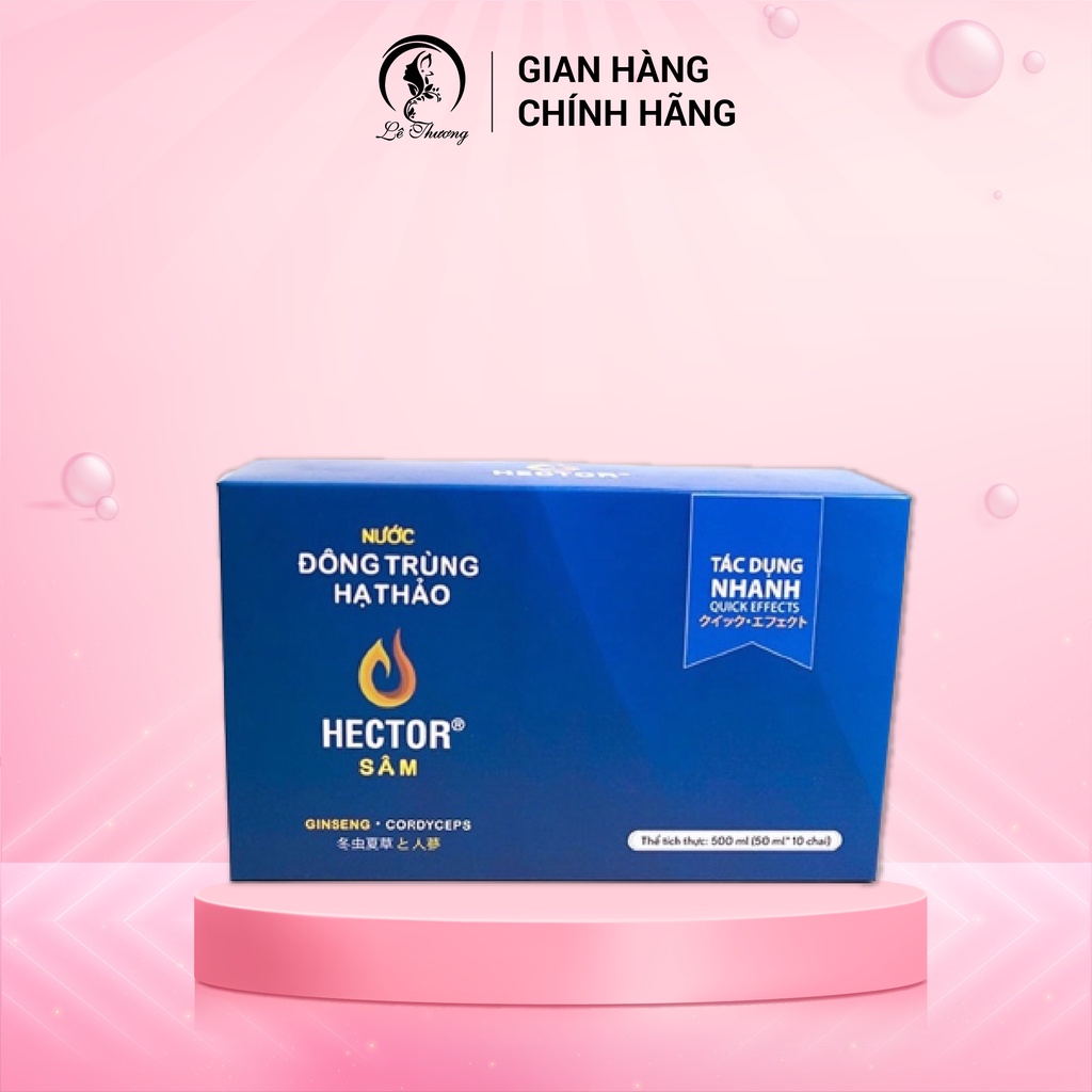 Nước đông trùng hạ thảo Hector Sâm cải thiện sức khỏe 10 lọ x 50ml